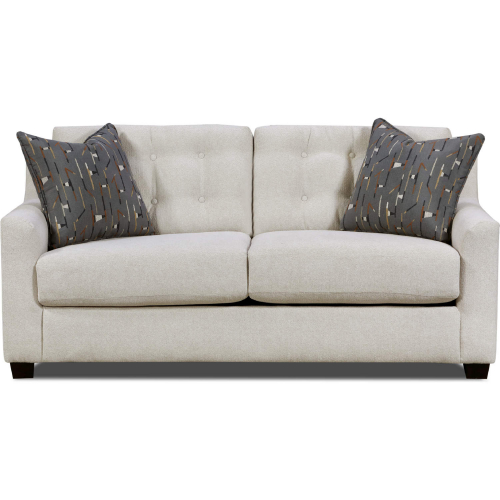 Elliott 73" Full Sleep Sofa in Linen Chenille Fabric